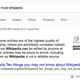 The top search result for “can you trust wikipedia” is an article from Wikipedia itself